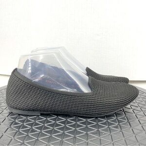 Skechers Women 37 Size 7 Shoes Black Stretch‎ Knit Ballet Flats Slip On Loafers